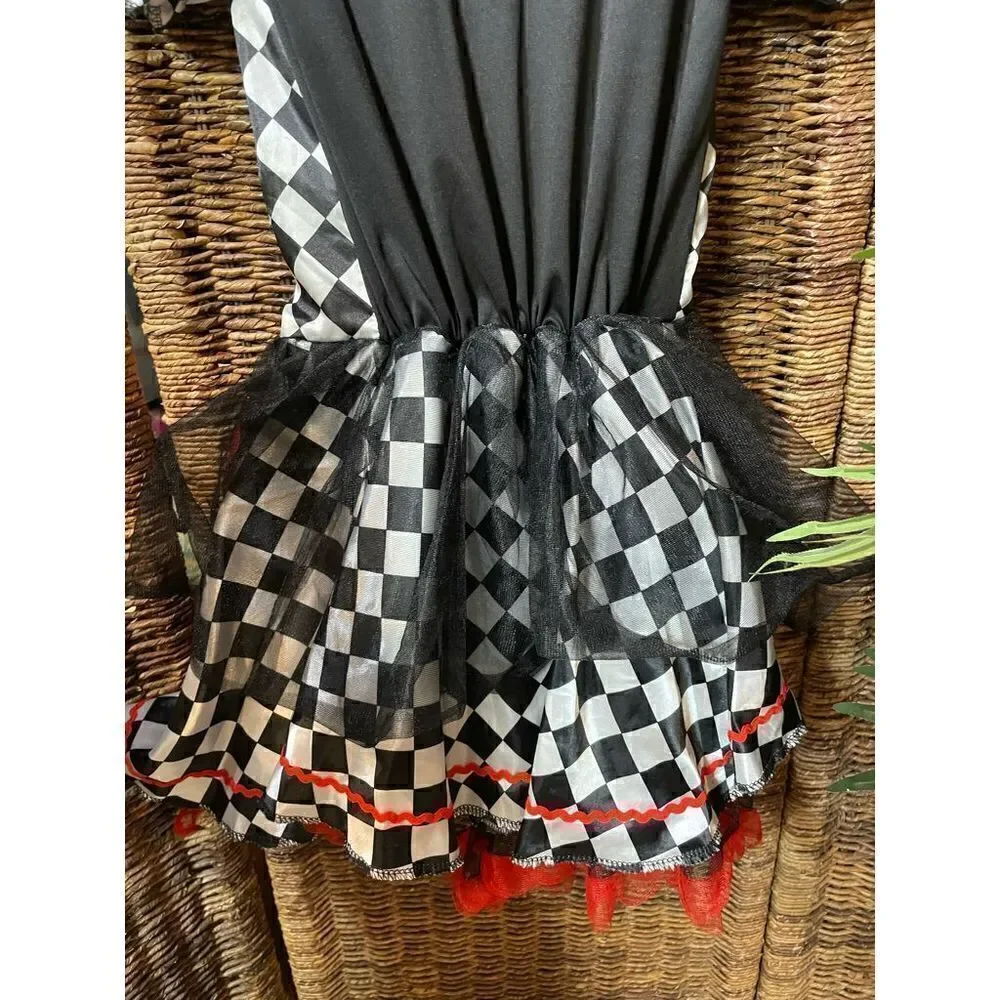 Queen of Hearts Girls Halloween Costume 10/12